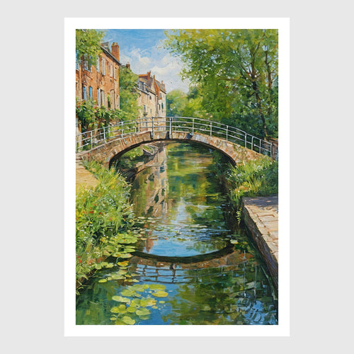 Serene Waterway Embrace — print file preview
